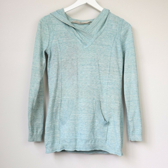 Athleta Sweaters - Athleta Olema Hooded Long Sleeve Sweater